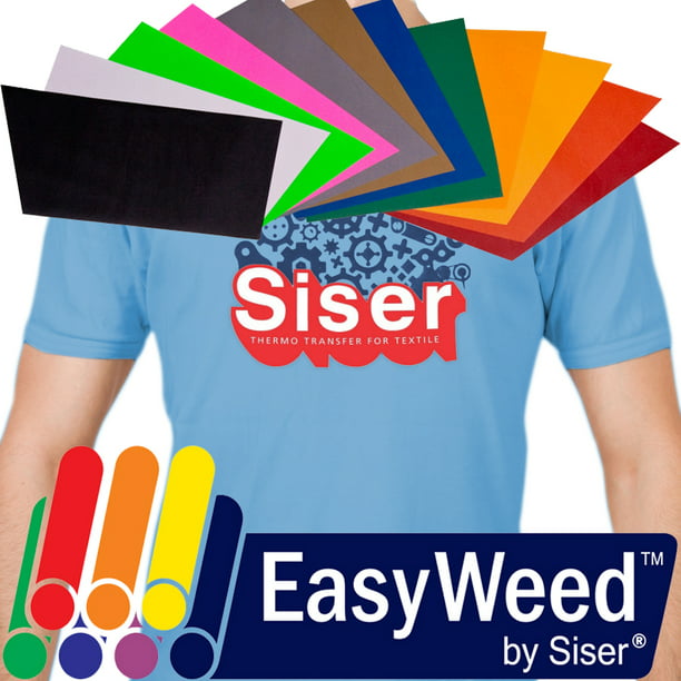 Electric Colors-6 Piece Starter Bundle Easy Weed Cricut Heat Transfer Vinyl 